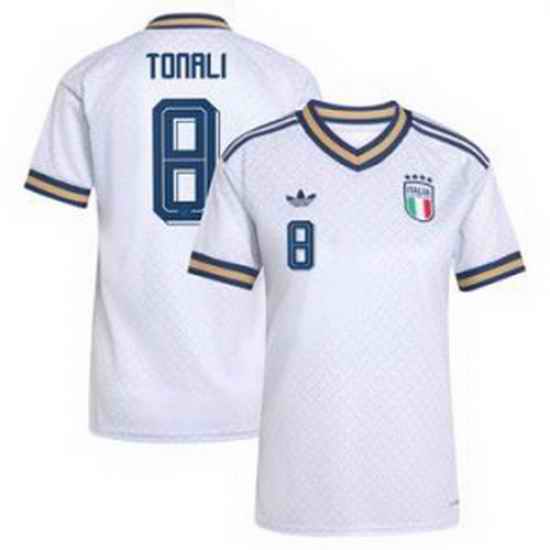 Women 8 Italy National Sandro Tonali 2026 White  4